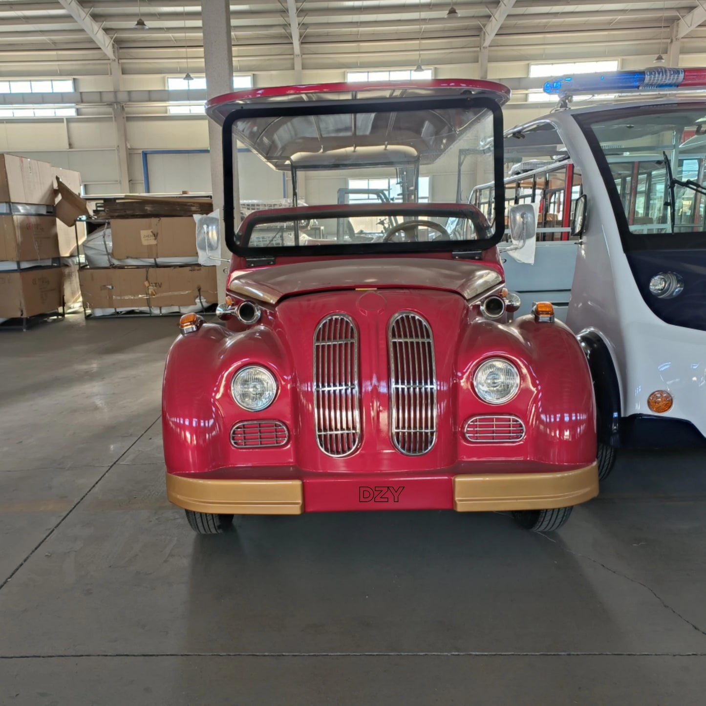 New hot selling new energy electric classic car, electric retro vintage car scenic spot garden sightseeing car ATV for reception