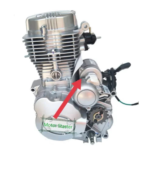 high quality Motorcycle Engine Electric Starter Motor fit for Honda CG110 CG125 CG150 125cc 150cc Engine Spare Parts