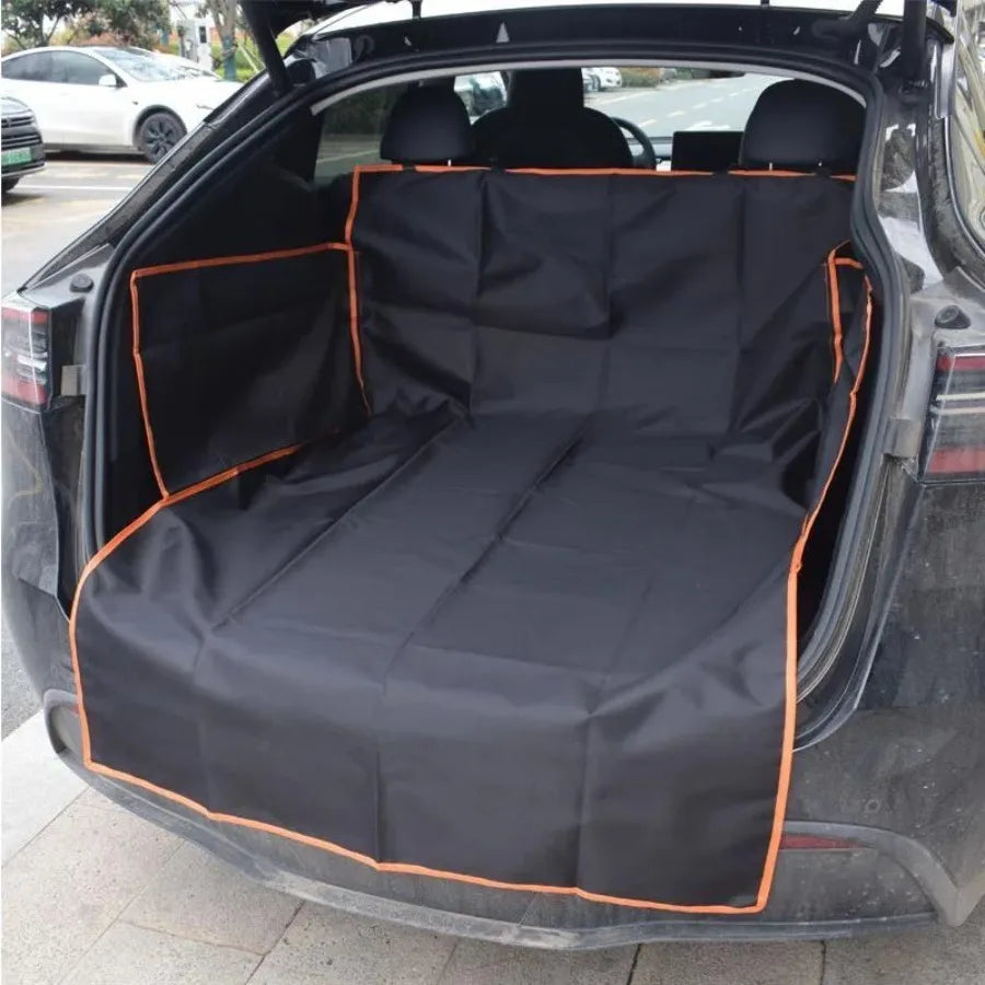 All-Weather Car Trunk Mat & Pet-Friendly Seat Cover - Durable Dog-Specific Luggage Mat - 1PC Universal for Sedans/SUVs/Trucks
