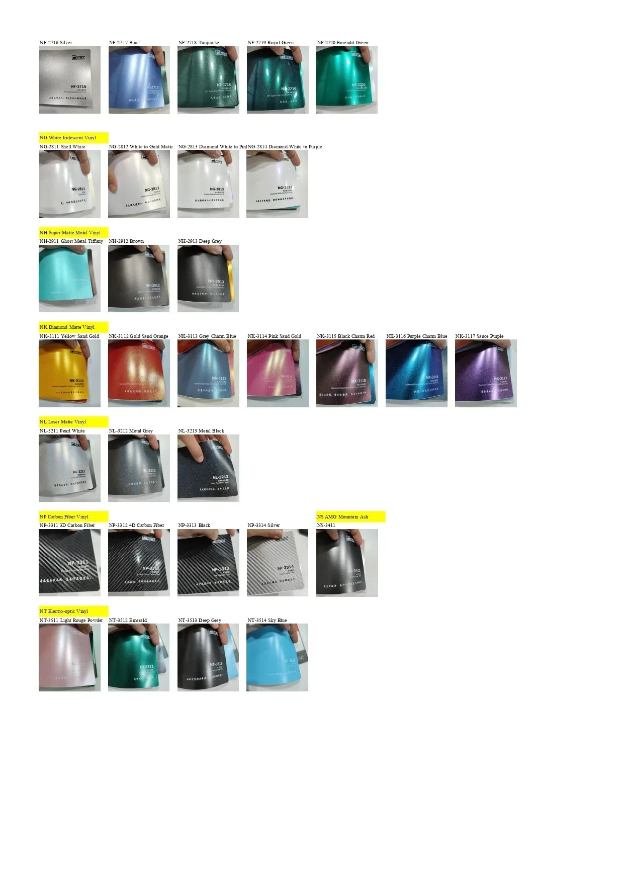 Air Release Channel Stretch able  NG2812 Pear White Iridescent Gold Car Film Car Vinyl