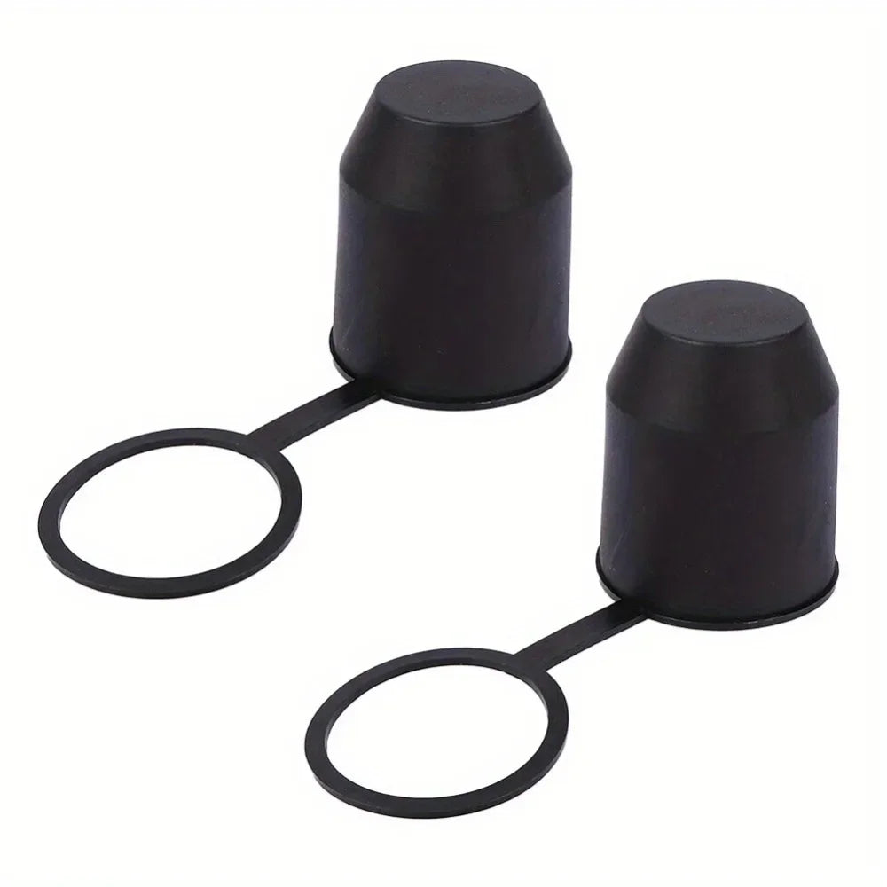 2PCS Universal Trailer Hitch Ball Tow Bar Cover Protection Cap For Caravan Truck Car Trailer Towball Protective Cover