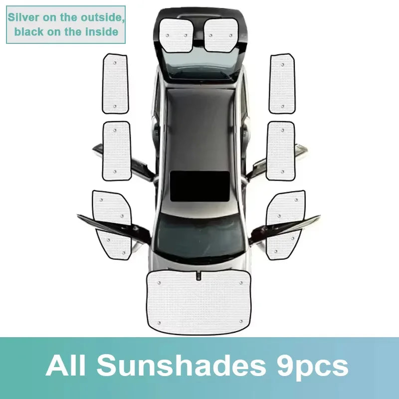 For Ford Transit Custom Tourneo 2012 2013 2014 2015~2022 Car Full Coverage Sunshades Window Sun Visor Surround Visor Accessories
