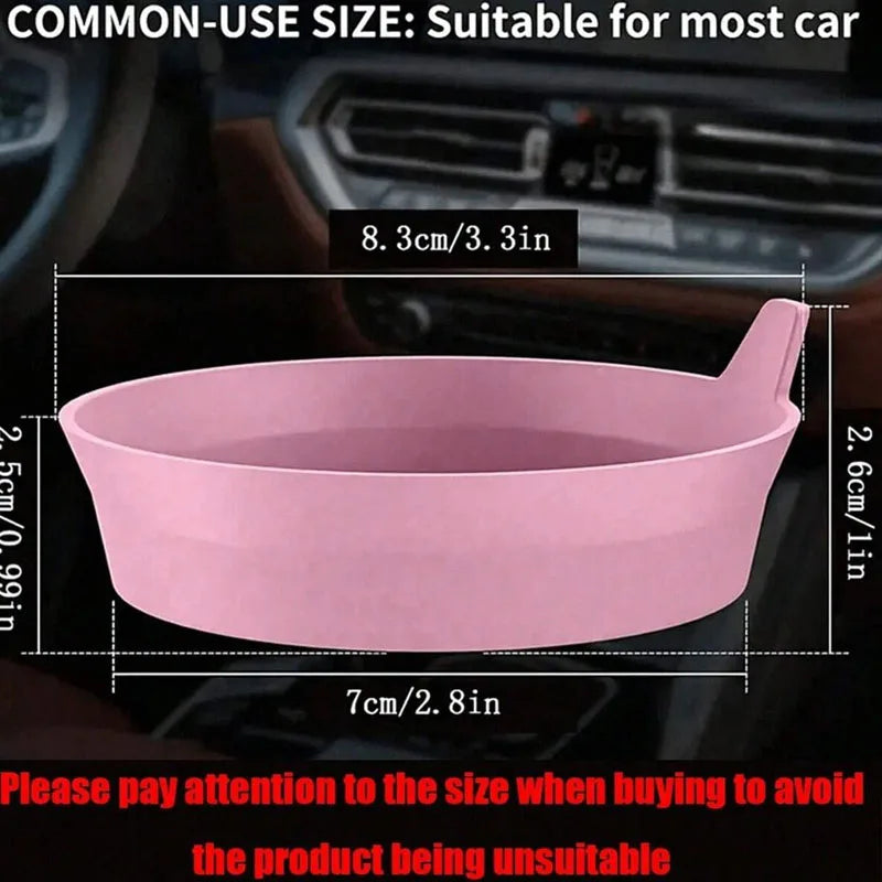 2 pieces of car coasters, water cup holders, anti slip pads, universal anti slip embedded interior accessories for cars, suitabl