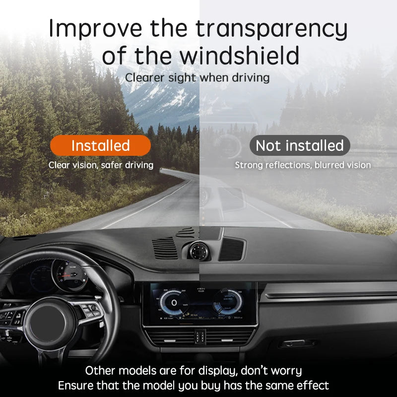 For Kia Stonic 2019 2017 YB CUV 2020 2018 Car Accessories Dashboard Sunshade Avoid Light Interior High Temperature Resistant Mat