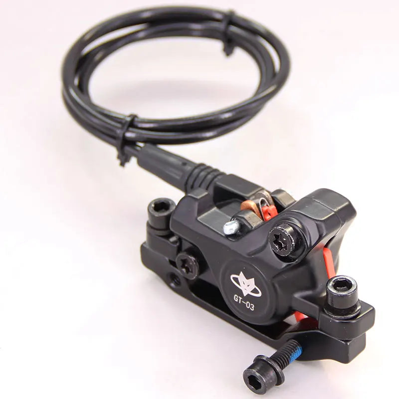 Bicicleta eléctrica plegable con freno de disco hidráulico y pinza de freno, para montaña