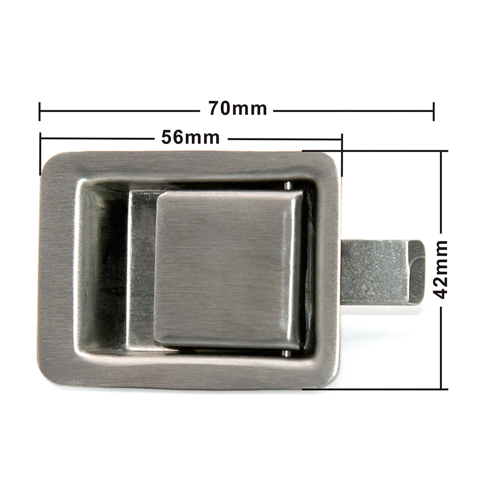 304 Stainless Truck Trunk Cabinet Lock Pickup Yacht Boat Cupboard Accessories Bus Handle Locker Marine Accessories custom