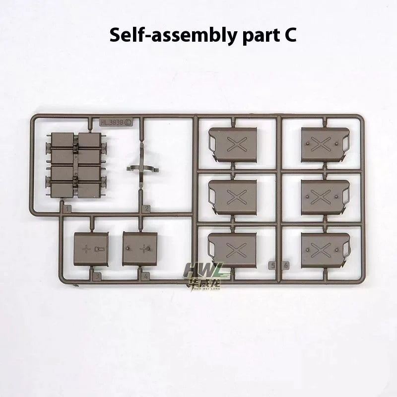 Henglong 3838-1m26 Tank Accessories Car Shell Plastic Track Drive Induced Road Wheel Rocker Arm Complete Set Of Accessories