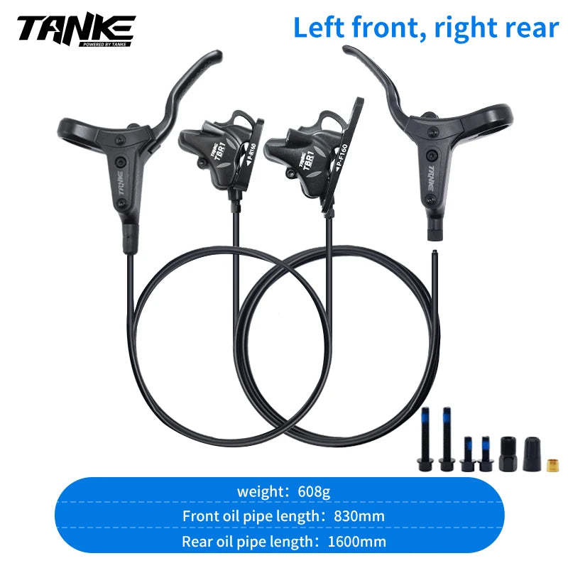 Road bike brakes,road Bicycle brakes hydraulic direct Calipers,TANKE FLAT MOUNT Oil Pressure Disc Brake,Double Piston Brake Part