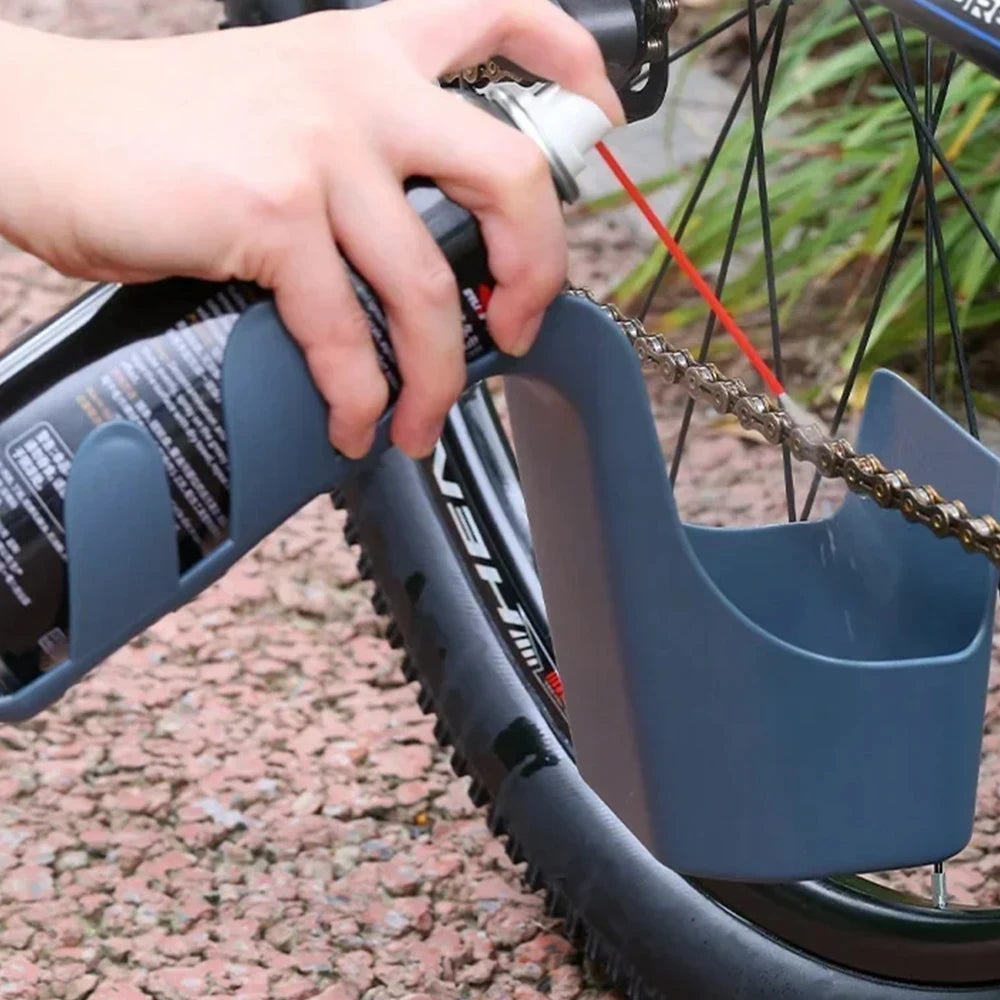 Motorcycle and Bicycle Oil Storage Tool Box Chain Cleaner Chain Oil Anti-splash Tool Set Anti-splash Tool Set