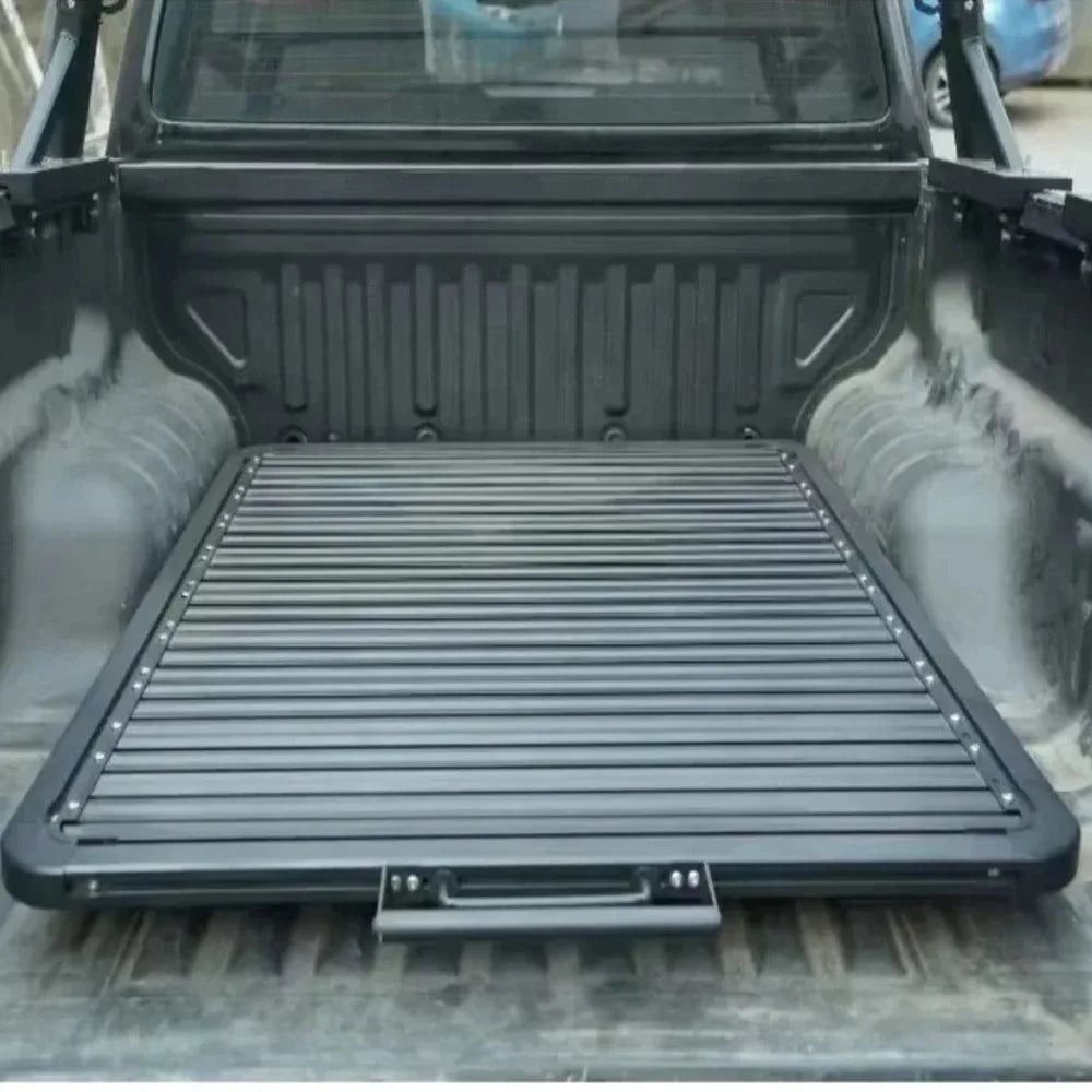 GM Pickup Truck Bed Sliding Cargo Organizer Exterior Accessories For Wrangler FJ Cruiser TJ Colorado F150 Pickup Tray