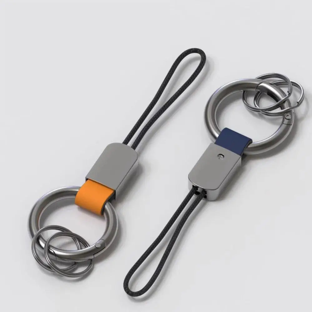 Key Cover Auto Accessories Leather Keychains Waist Belt Buckle Carabiner Keyring Accessories Lanyard Keyring Car Key Holder