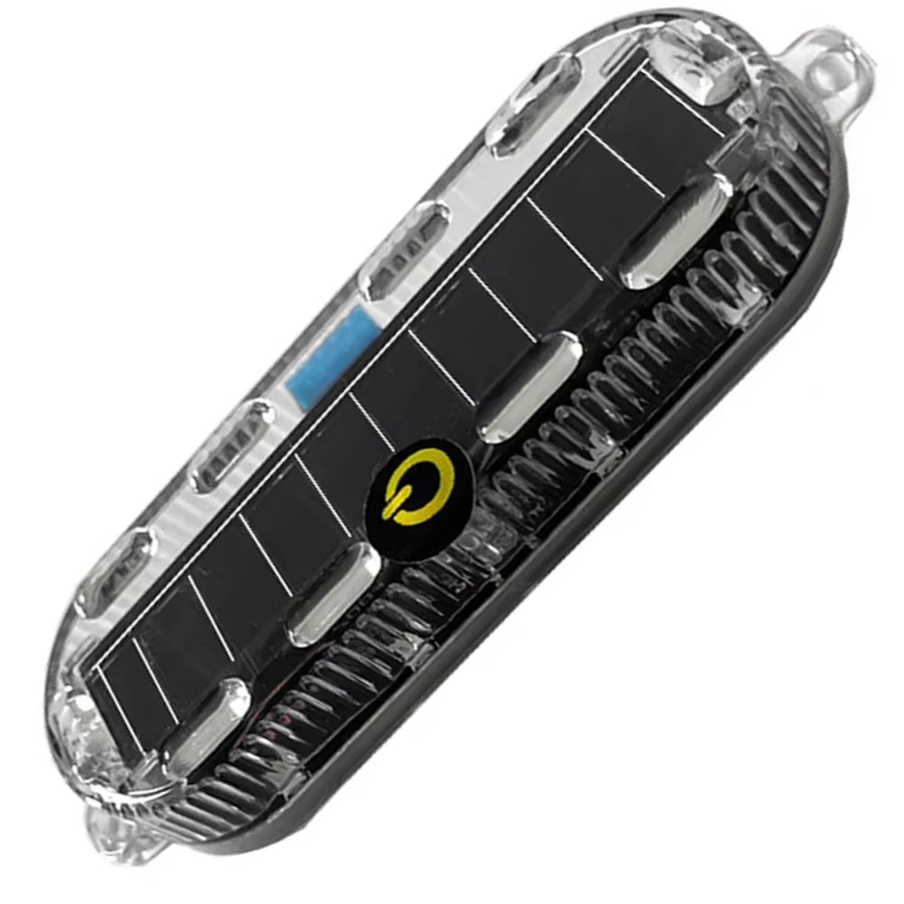 Car Rear LED Solar Strobe Warning Light  Emergency Light  Flashing Light  Waterproof for Cars Motorcycles Bikes Lorries