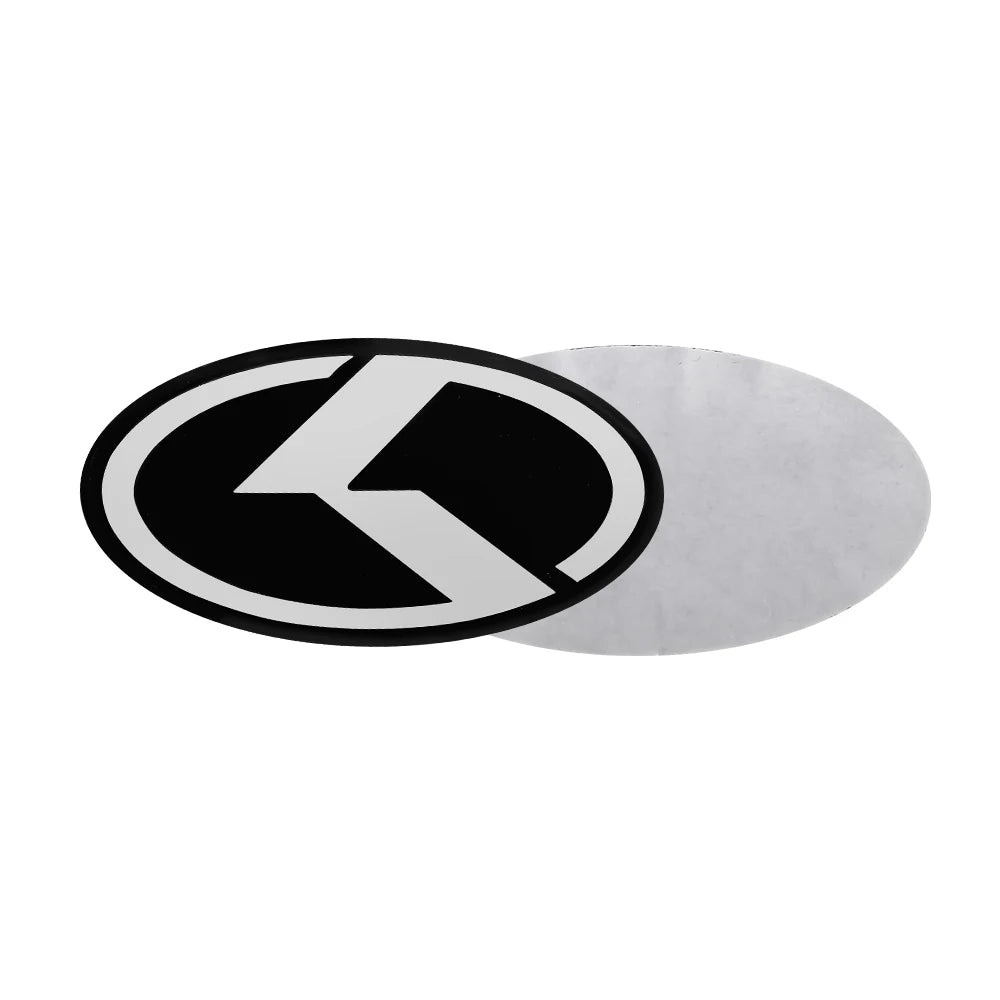 Car Interior Stickers Decoration Accessories For Kia KN Rio Ceed Sportage Cerato Soul K4 K5 K6 Car Steering Wheel Center Sticker