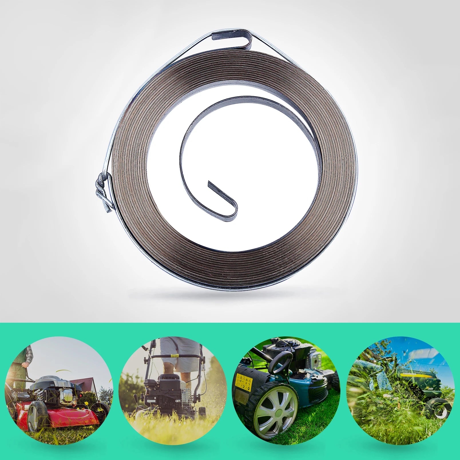 Recoil Starter Spring For Husqvarna 128C 128CD 128R 128LD Lawn Trimmer Edger Brush Cutter Engine Motor Garden Tool Parts