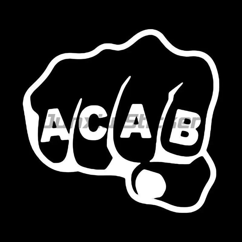 ACAB Text Car Sticker Funny Vinyl Decals Motorcycle Accessories Stickers