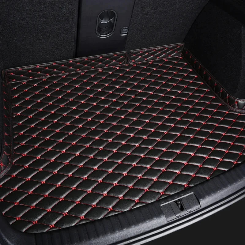 Custom Automotive Car Floor Mats For Mercedes W124 1985 1986 1987 1988 1989 Auto Luxury Leather Men Women Car Mats Full Coverage