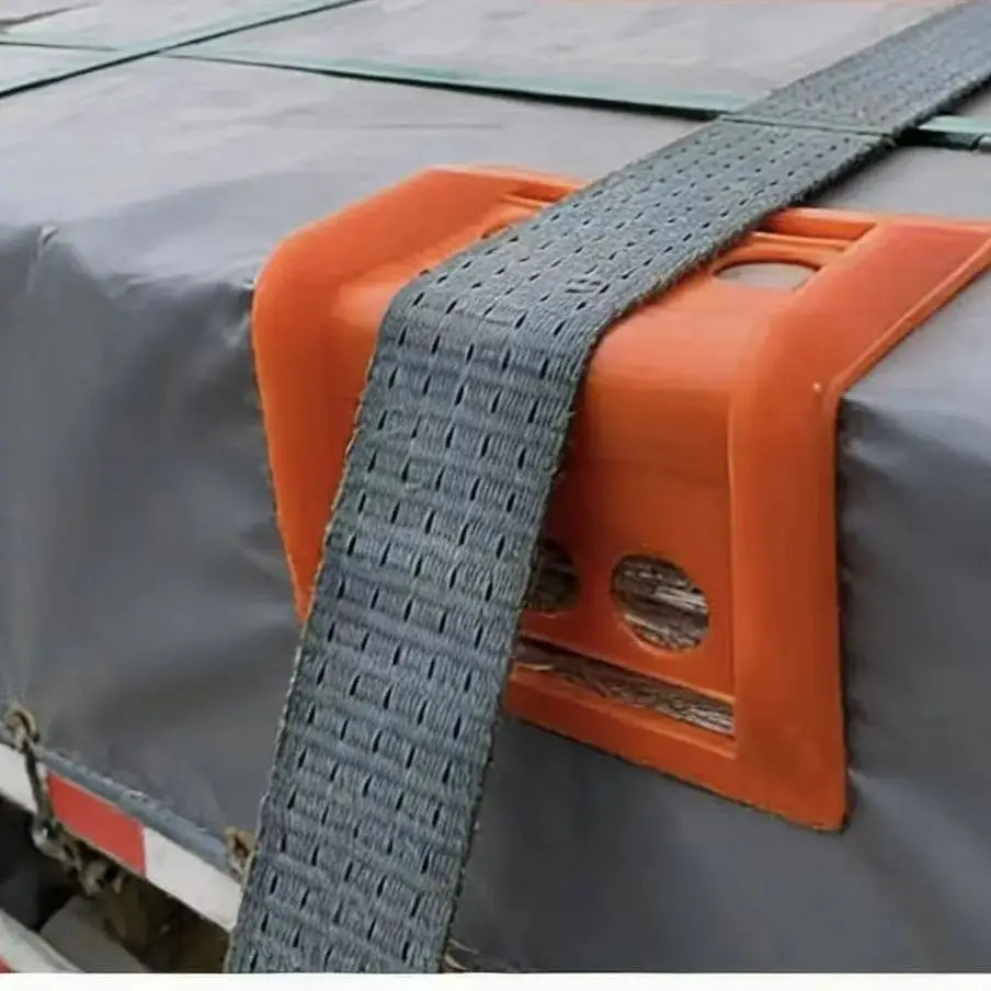Two truck corner protectors with straps, cargo tarpaulin, special vehicle corner protector tensioner, scratch-resistant strap co