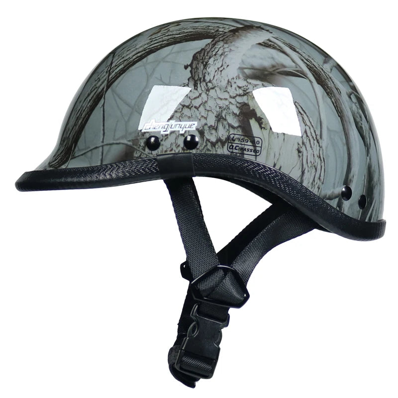 Motorcycle Helmet Motocicleta Cacapete Casco Casque  Retro open face helmet 3/4 moto casco DOT approved