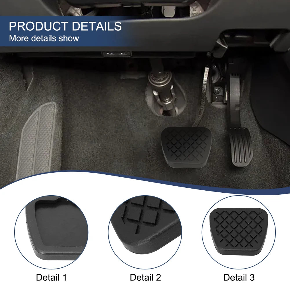 2pcs Car Brake Clutch Pedal Pad 46545SA5000 For HONDA For Accord For MKVII For Civic For CRV CRX Rubber Brake Pedal Pad