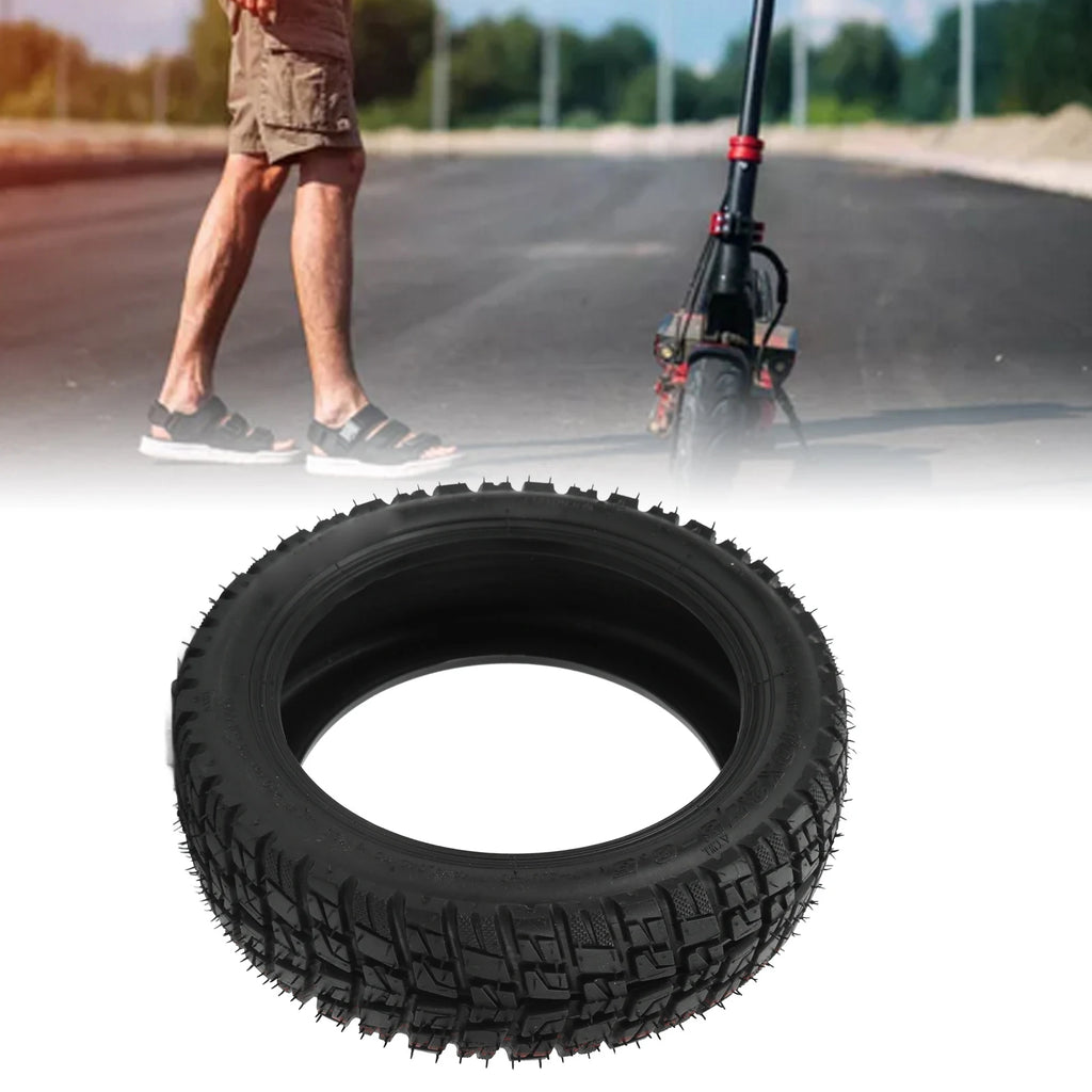 10x2.75‑6.5 Tubeless Tire 10 Inch Electric Scooter Tubeless Tyre Strong Shock Absorption Thickened Elasticity for Safe Cycling