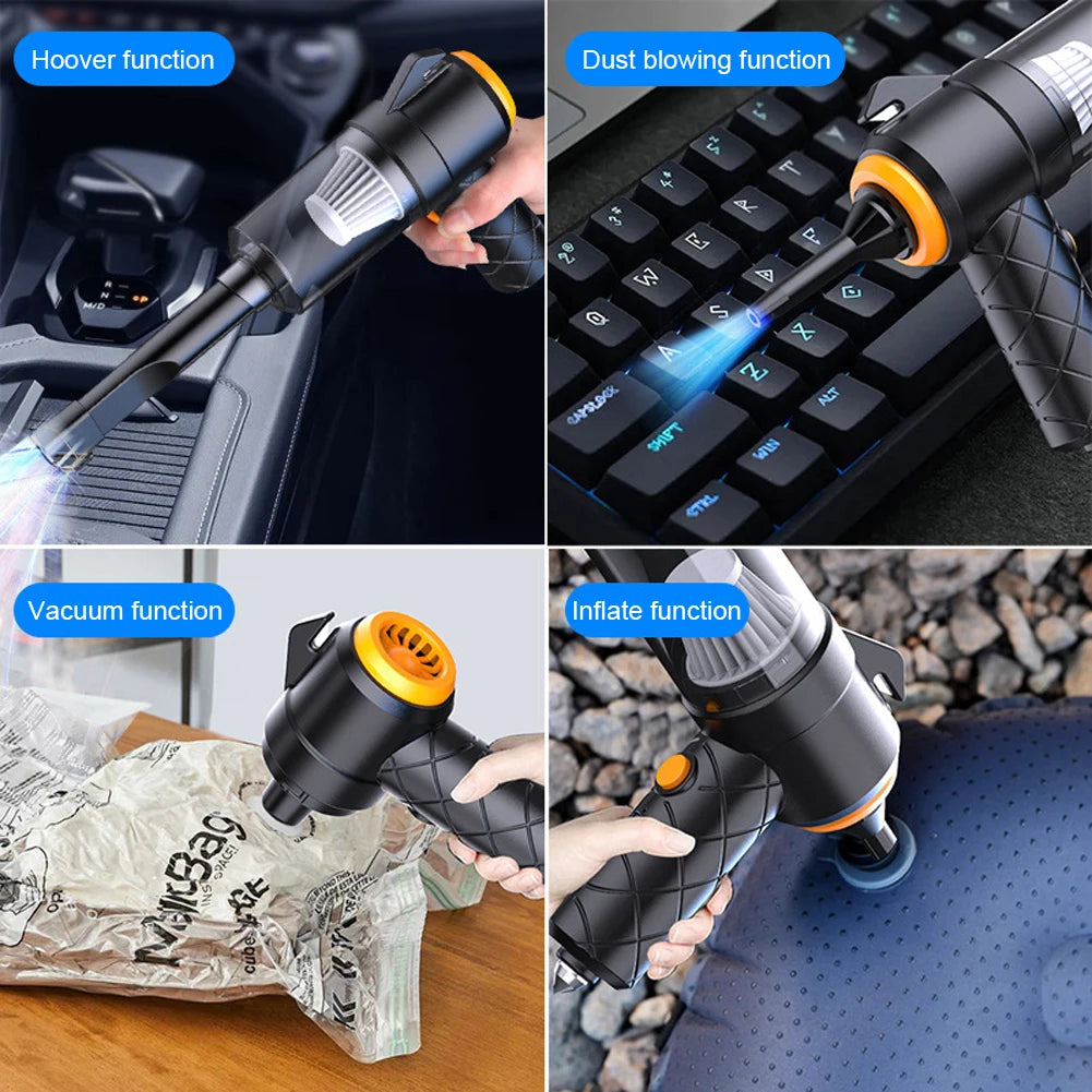 Car Vacuum Cleaner 3500PA Portable Wireless Cleaner Powerful Blowing Strong Suction Handheld Cleaning Machine Home Appliances