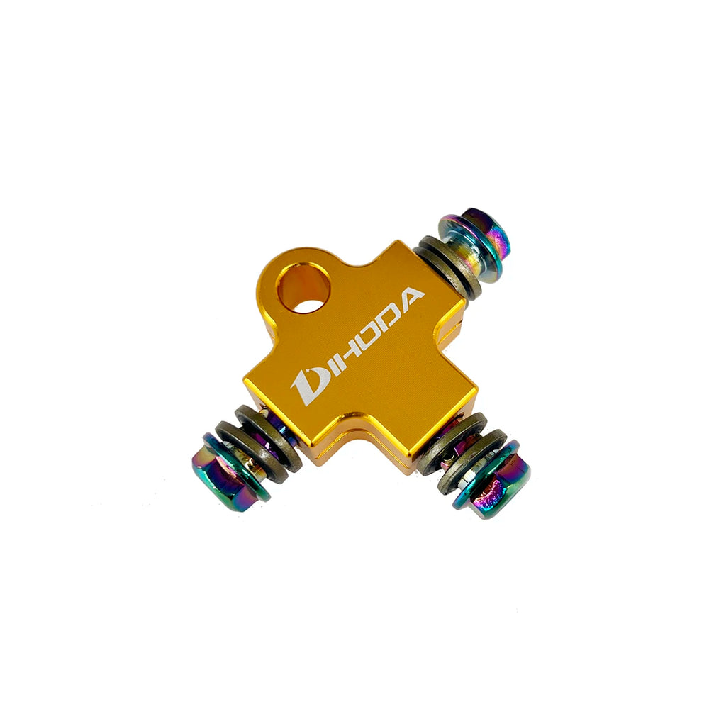 Accesorios para motocicleta, una pieza, adaptador de freno AVT con dos piezas, conector de 400 mm, manguera hidráulica para Yamaha, Honda, Suzuki, Sherco