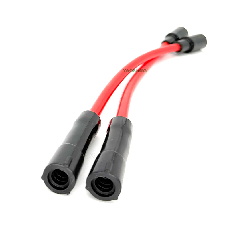 2 PCS 10.4mm 10mm Motorcycle Spark Plug Wire For Harley-davidson Softail Dyna FXD 1999-2017 Motorcycle Accessories