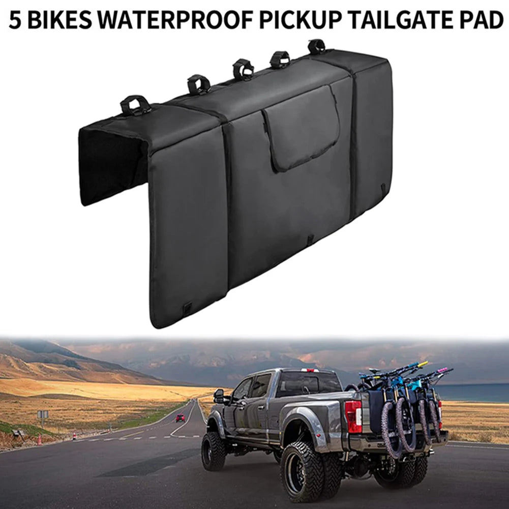 Pickup Truck Tailgate Bicycle Transport Pad Tailgate Cover Protection Pad Holds Up To 5 Bikes Truck Accessories for Bicycle