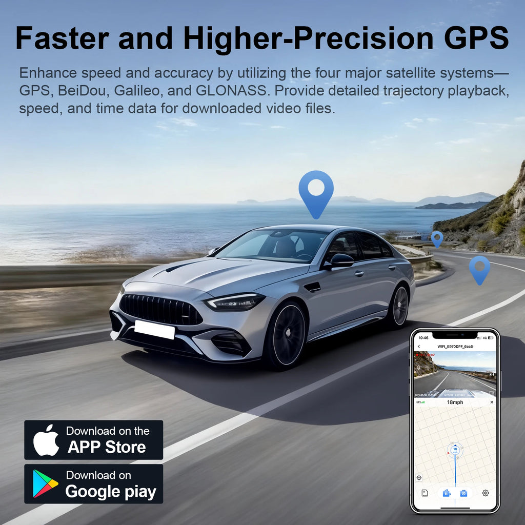 4K Dash Cam For Audi A3 A5 A6 A7 A8 Q2 Q3 Q5 Q7 Q8 S4 S6 S8 B8 C6 C7 RS R8 S5 S6 S7 S8 (Model B/C) WiFi APP GPS Dash Car Camera