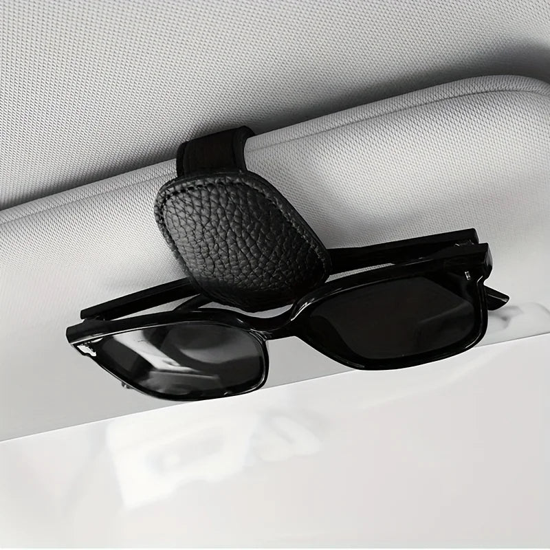 Car Visor Fashion Glasses Holder Clip,Secure Fit for All Vehicles,Visor Attachment,Stylish Car Accessory,Secure Magnetic Hold
