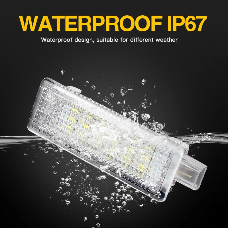 LED Car Door Footwell Courtesy Light For Land Rover LR2 LR3 LR4 Freelander 2 Discovery 4 Range Rover Sport Evoque Car Accessorie