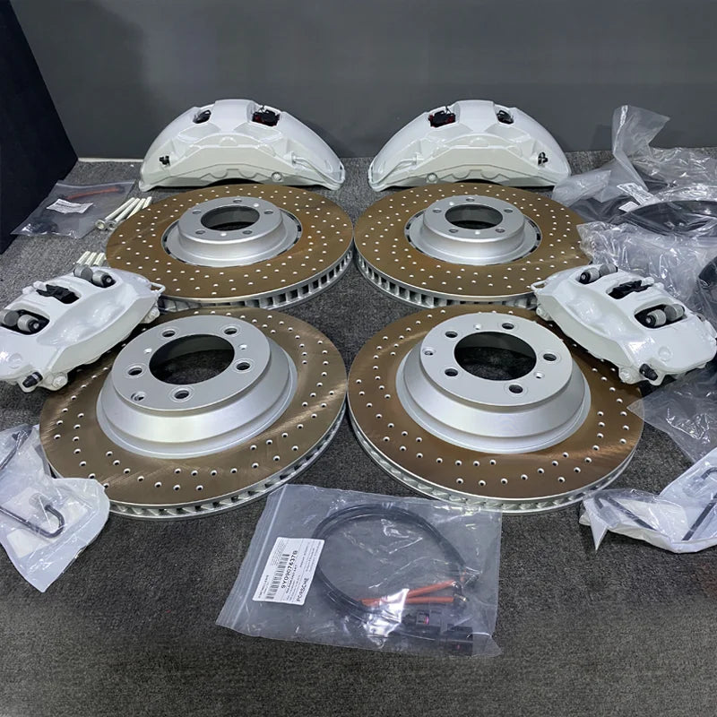 Manufacturer Car Brake Kit 10 Pot Brake Calipers Upgrade Brake System 405mm 420mm 440mm for Racing Series Akebono