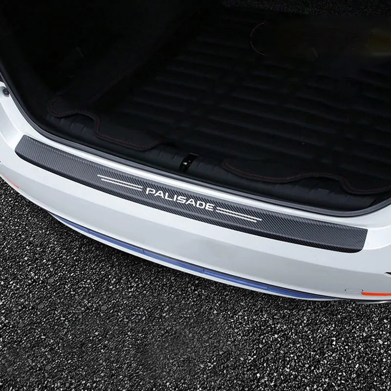 Car Door Sill Stickers Accessories for hyundai palisade creta ix25 tucson stereo santa knoa solaris ix35 i30 Car Accessories