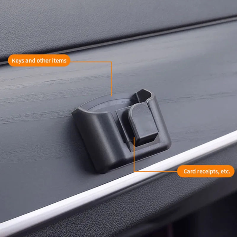 Car Key Storage Box Organizer Auto Dashboard Sunglasses Card Holder Clip Interior Accessories For Audi Dacia Jeep KIA Skoda Ford