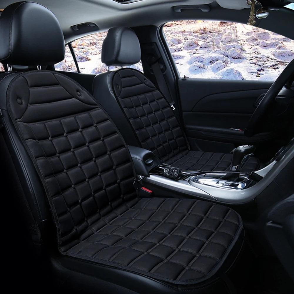 Car heated seat cushion Car seat cover Heated seat cover Car power supply heated seat backrest