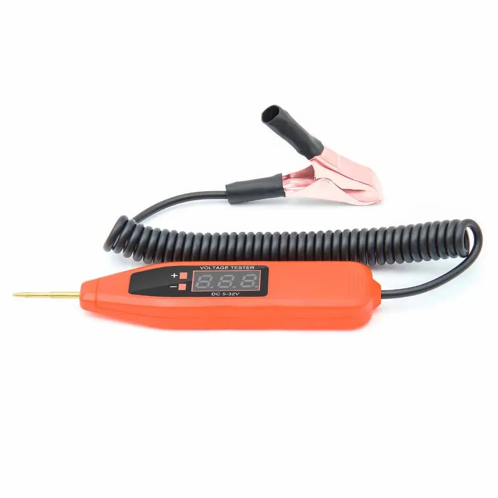Car Truck Electrical Circuit Voltage Tester Pen Power Probe Automotive Scanner Auto LED Display Digital Diagnostic Tool 5V-32V