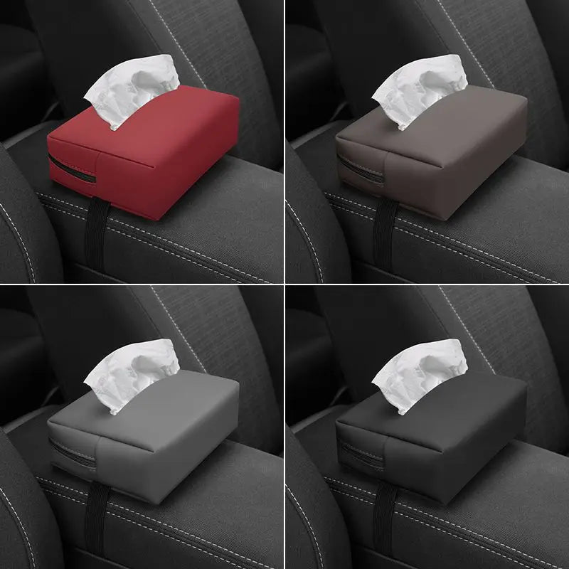 Car Tissue Box Holder Auto Accessories Hanging Organizer for Car Interior Must Have Storage