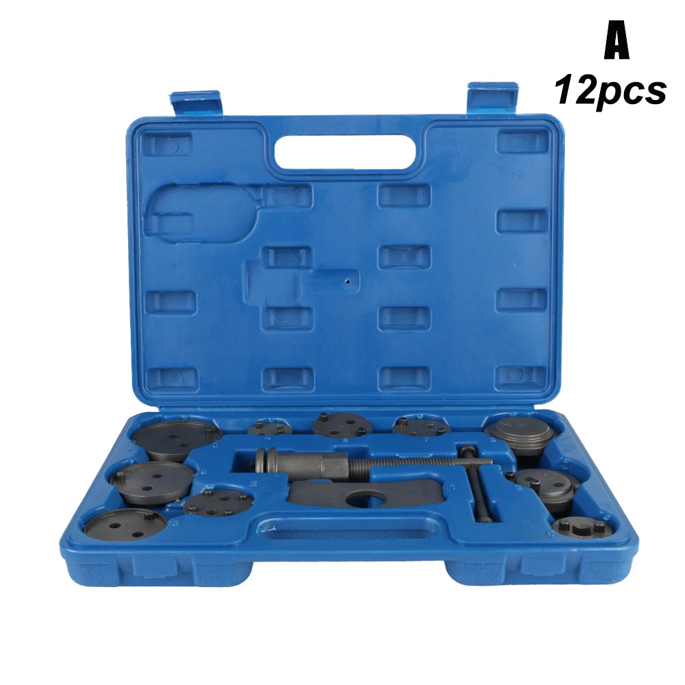 1/12/13PCS Car Disc Brake Pump Caliper Removal 10 Piston Adapter Compressor Set Rewind Back Brake Repair Tools Auto Accessories