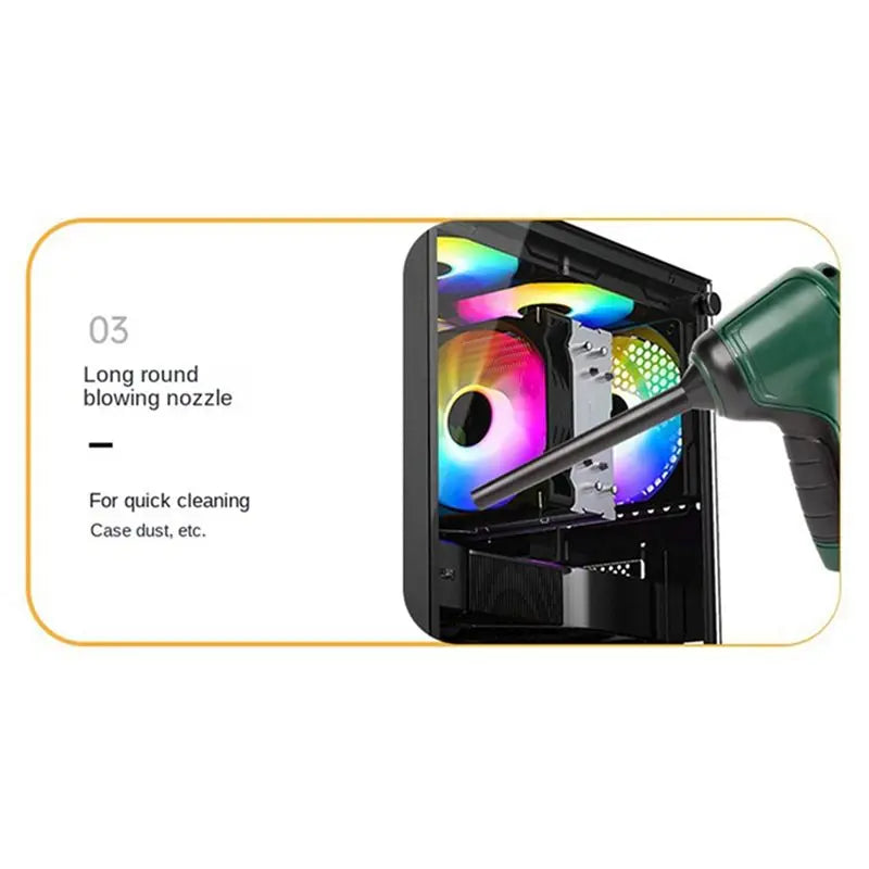 MYdaY- 95000PA Car Vacuum Cleaner 3In1 Wireless Vacuum Cleaner Auto Part Household Appliances Strong Suction Cleaning Machine A