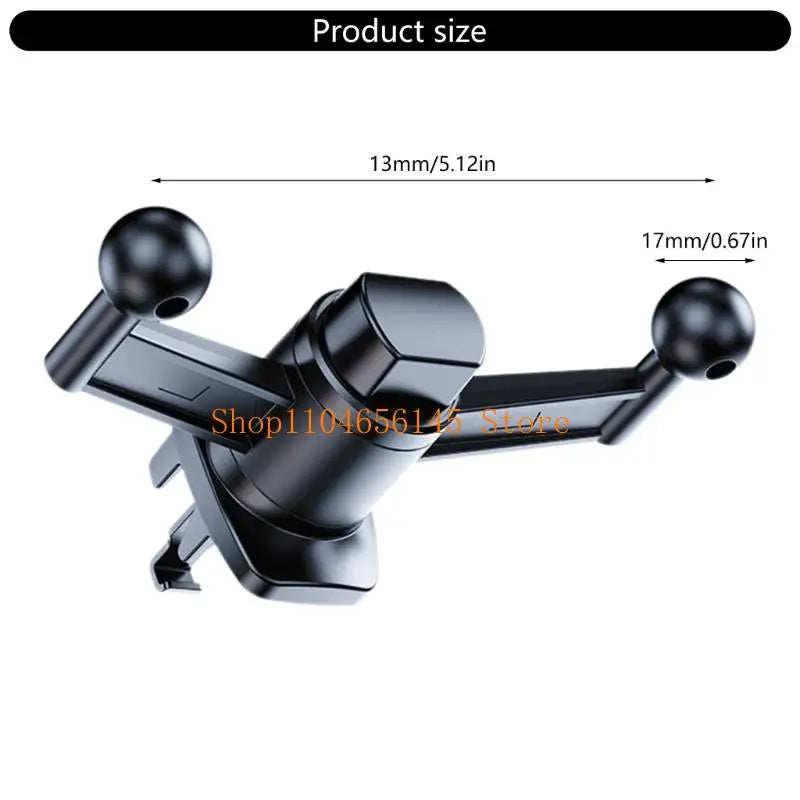 5asd 17MM Double Head Car Mobile Holder Accessory With 360 Degree Rotation And Adjustable Viewing Angle For Various Vehicle