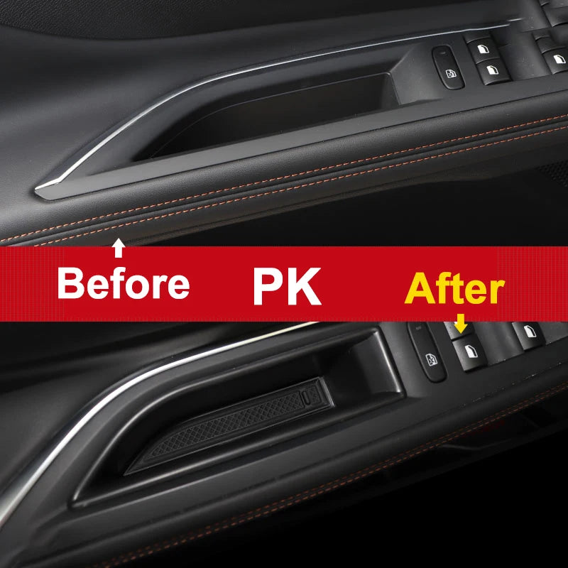 For Peugeot 3008 5008 GT 2016 2017 2018 2019 2020 2021 2022 2023 Car Organizer Door Armrest Storage Box Tray Accessories