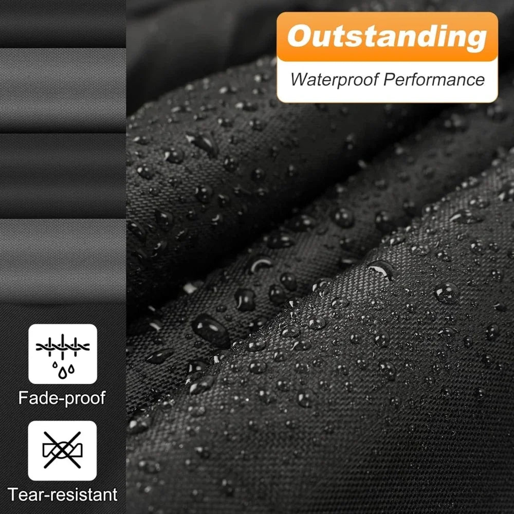 Outdoor Waterproof Car Covers for Ford F-150/F-250 Super Crew Cab 5.5ft Short Bed With Zipper Wind Sun UV and Dust Protection