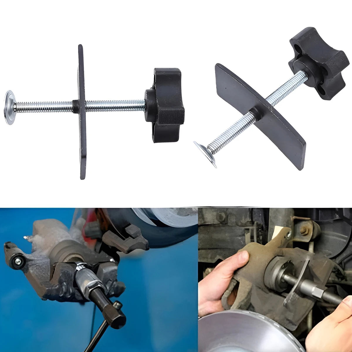 Car Disc Brake Pad Spreader Installation Caliper Piston Compressor Tool Steel Press Tool for Most Domestic and Foreign Cars