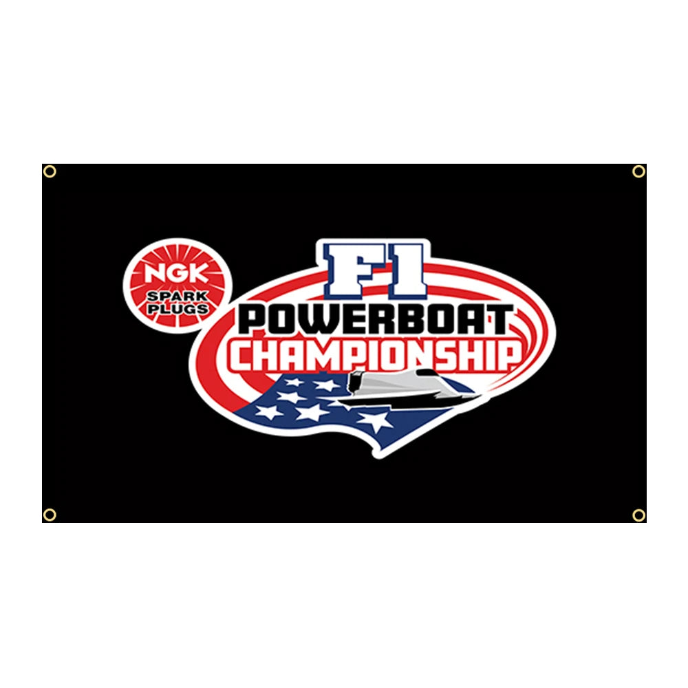 90x150cm NGK Spark Plugs 4 Hole Flag Racing Car Moto Banner Decoration Tapestry FLAGCORE