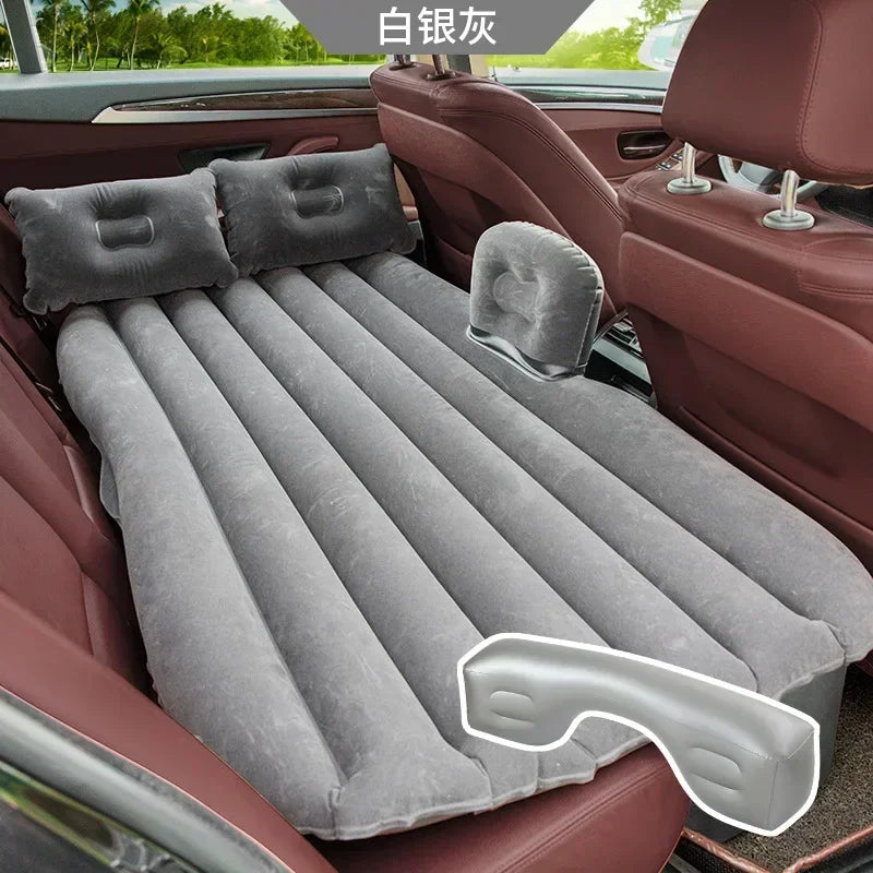 Car Travel Bed Automatic Air Mattress Sleeping Pad Inflatable BackSeat Bed Outdoor Cushions Camping Sofa Bed Accessories for Car
