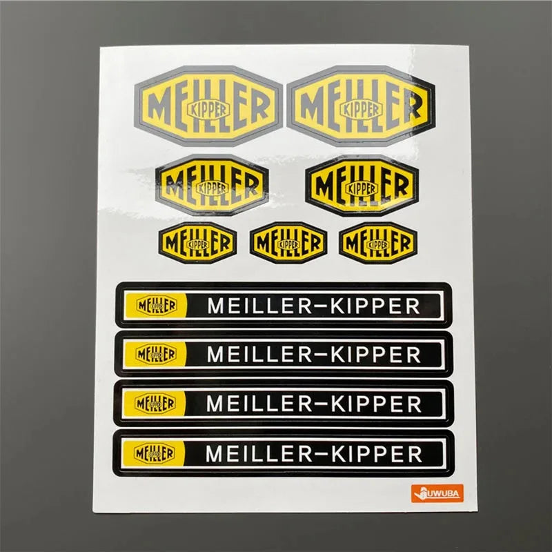 RC Truck Interior Stickers Center Console General for 1/14 Tamiya SCANIA 770S R620 VOLVO BENZ Arocs MAN TGX Car Accessories