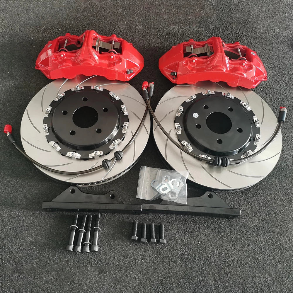 High-performance front brake kit with 6 pot brake calipers and 355*32mm brake discs suitable for Haval Jolion 2025 19-inch wheel