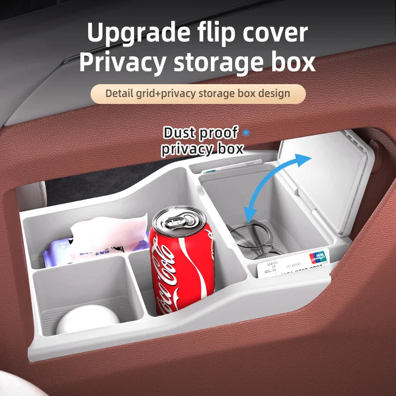 Suitable for 25 Byd Summer Models, This Center Console Storage Box Lower Compartment Organizer Is A Car Interior Accessory