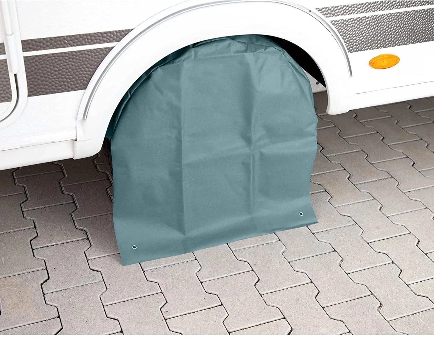 2Pcs L/XL 65/78cm For RV Truck Car Camper Motorhome Trailer Camping Caravan Wheel Cover Tire Cover Grey Wheels Bag Accessories