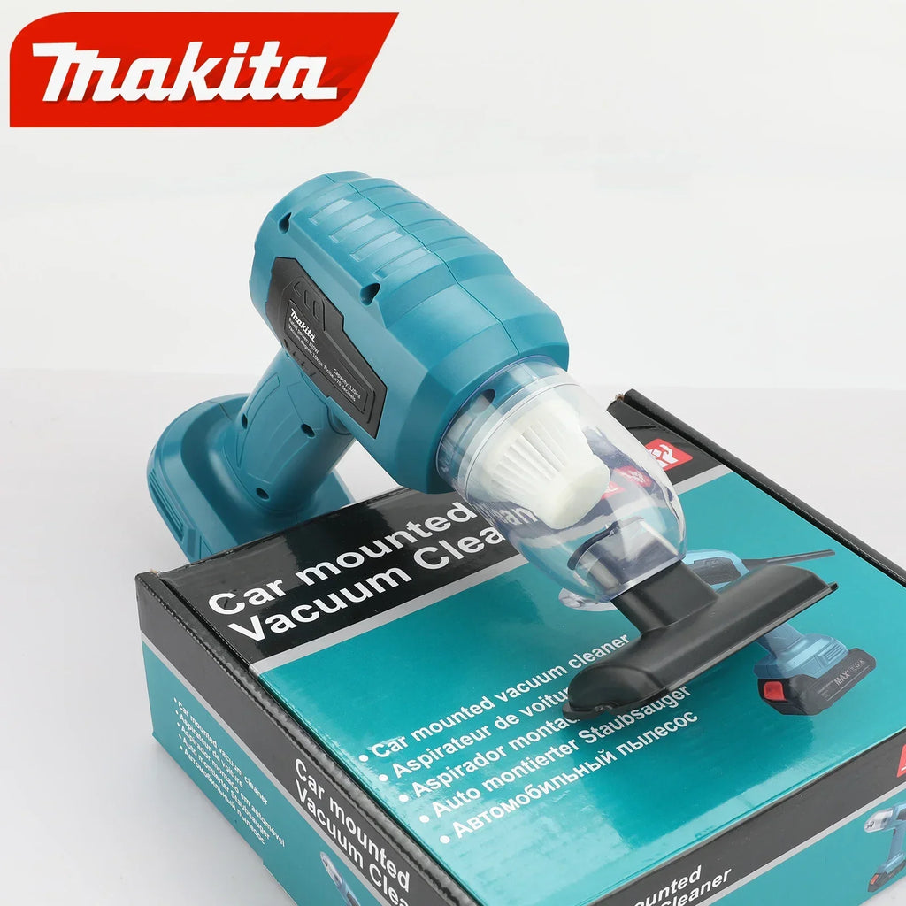 Makita Wireless - Charged Car Vacuum: Strong Suction for Cars & Households, Handheld Dual - Function (Blow/Suck) for 18V Battery